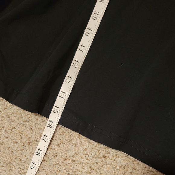 Pact Women's Organic Cotton Fit & Flare Midi Party Dress Pockets Size XL Black - Picture 11 of 12